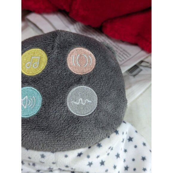 Lulyboo Panda Lovey Soother & Teether Plush Blanket With Star Print - Picture 3 of 4